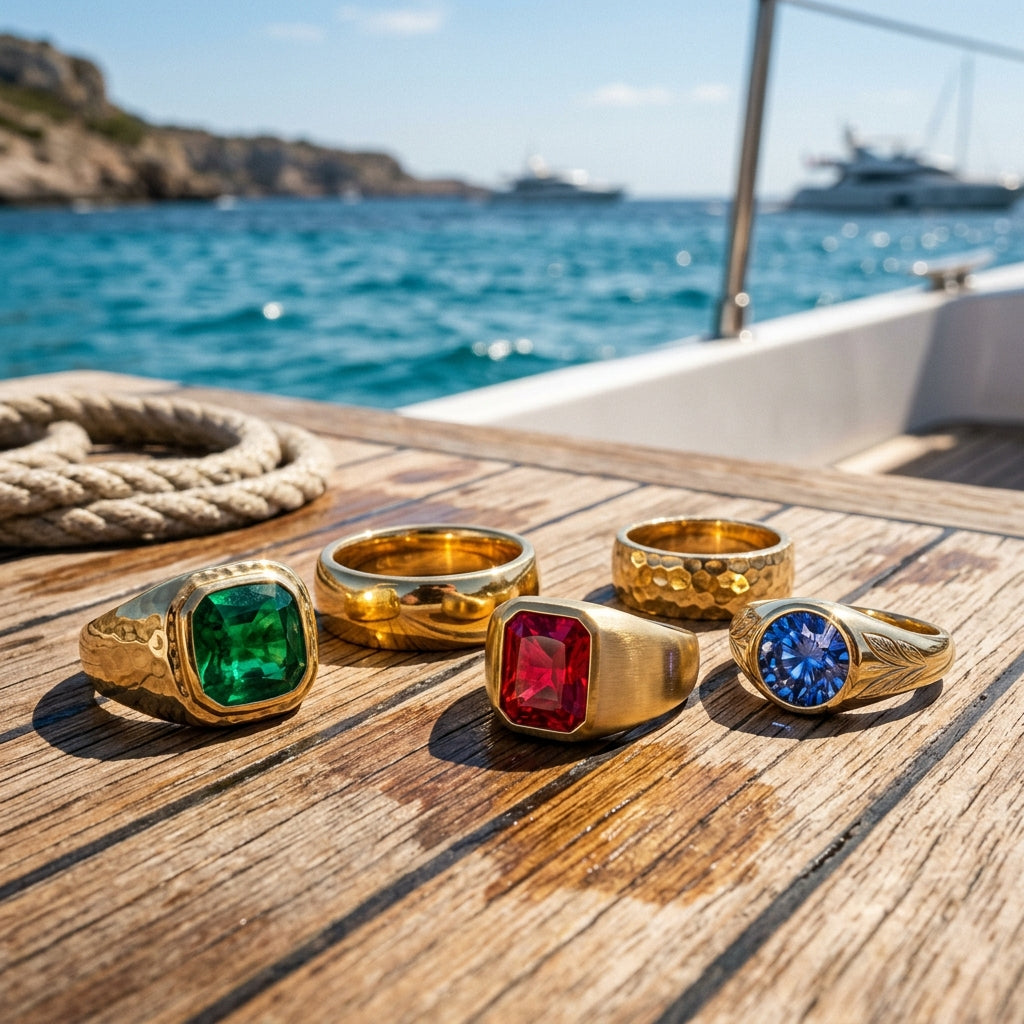 Men Rings Gold