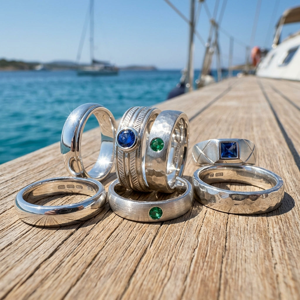 Men Rings Silver