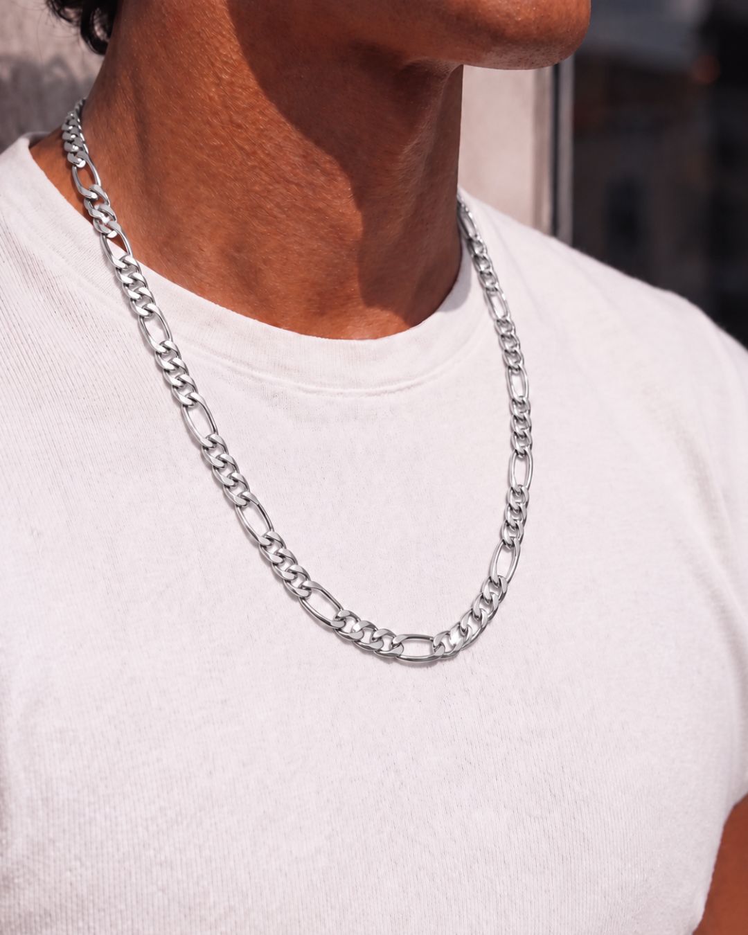 Figaro Chain 6mm | Silver