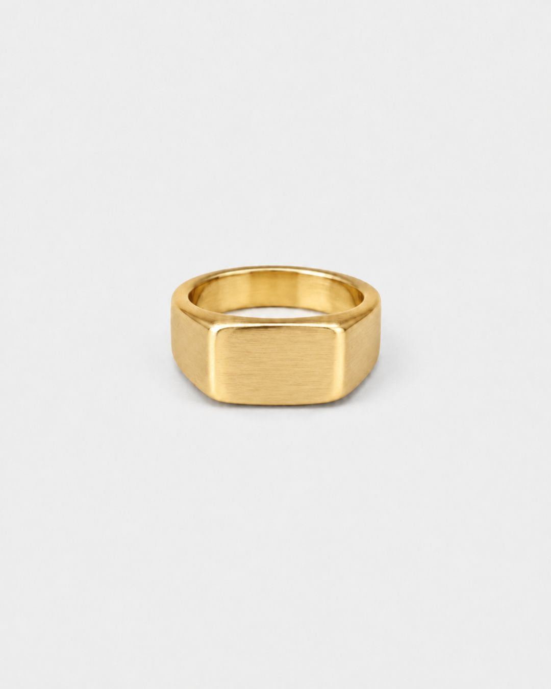 Brushed Bar Ring | Gold