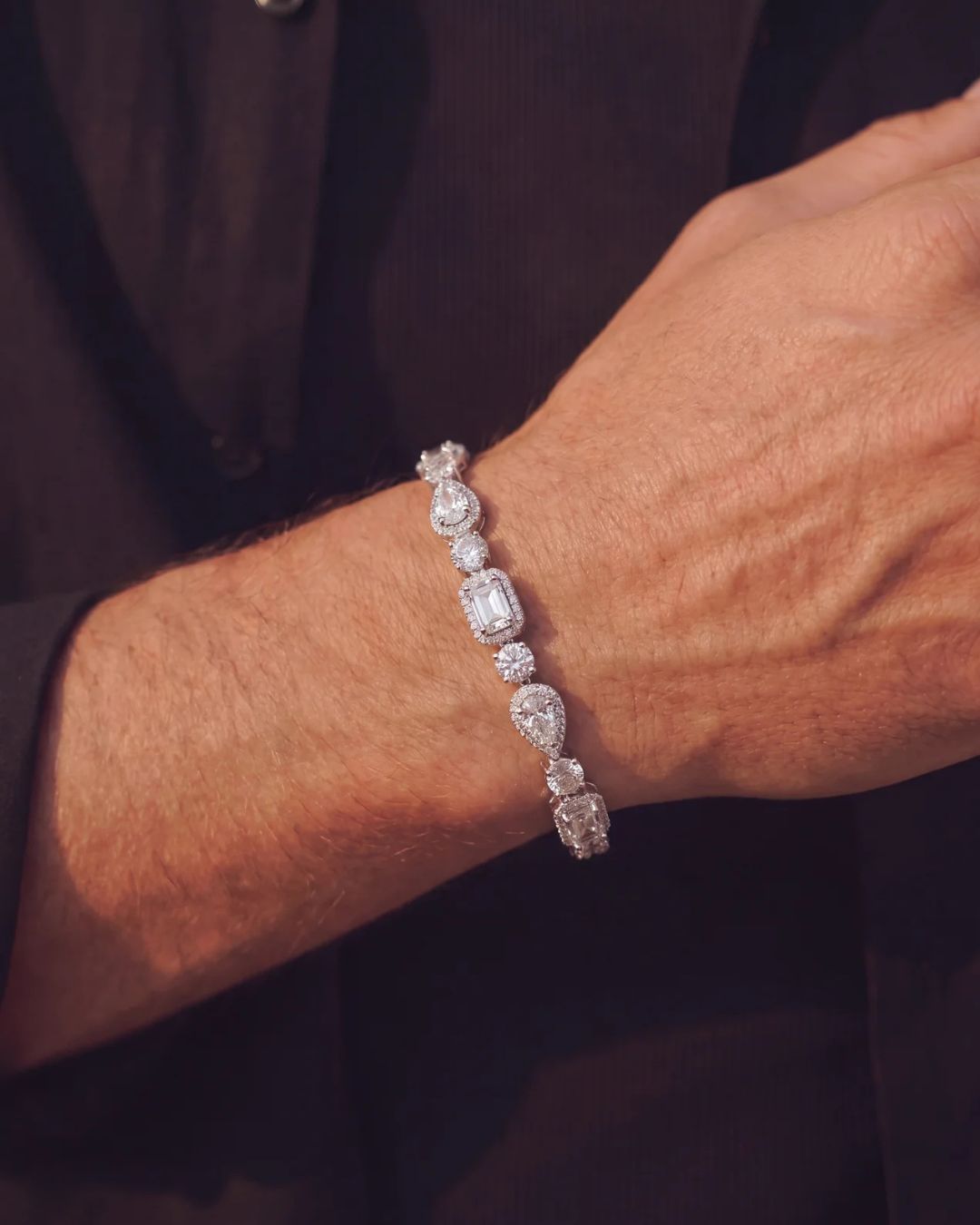 Celeste Zirconia Tennis Bracelet | Silver