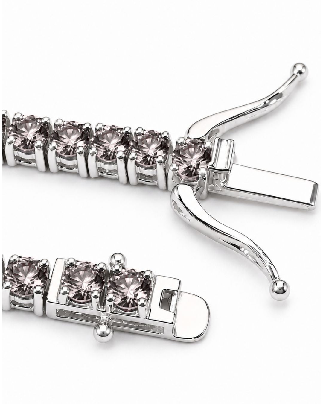 Cendre Éclat Bracelet | Grey Moissanite