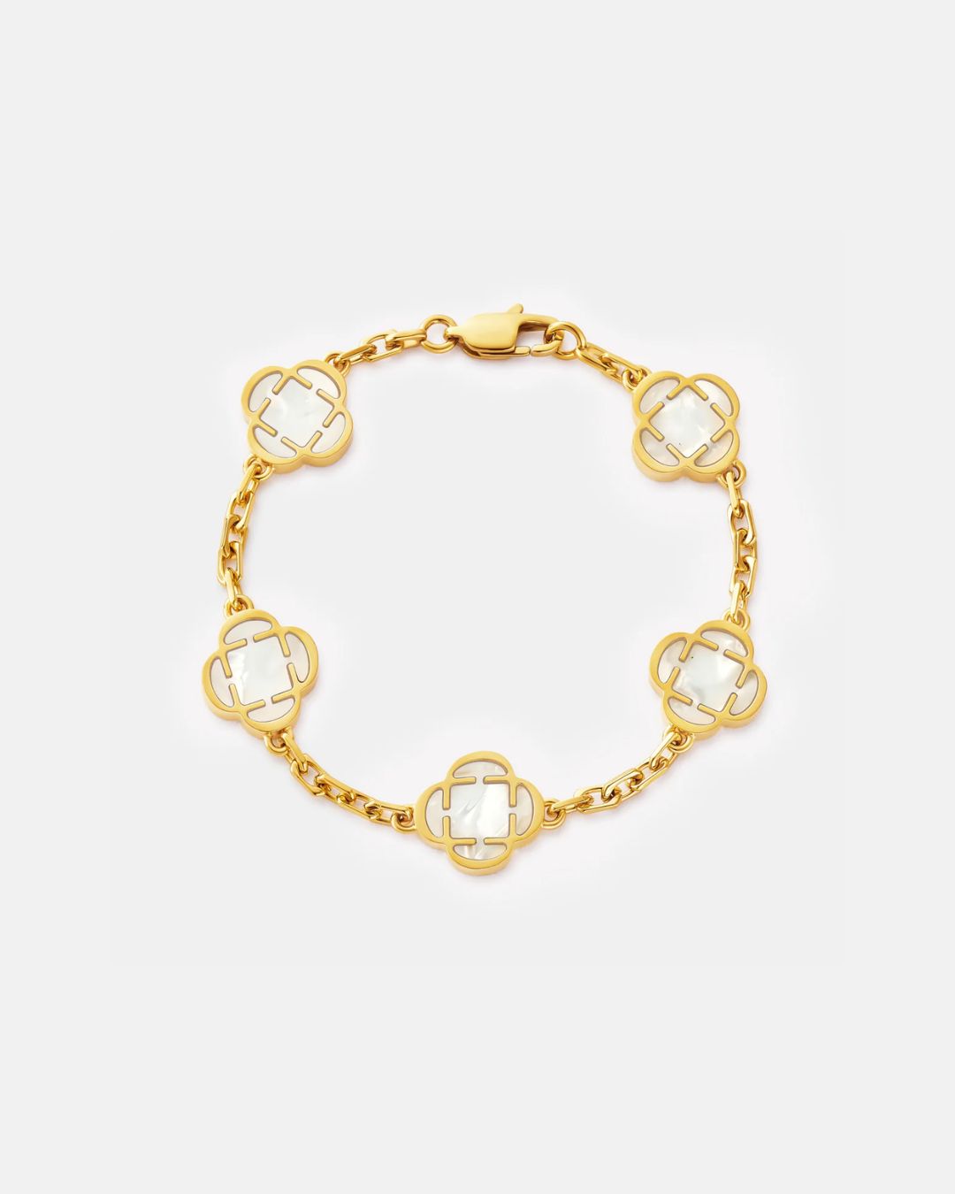 Charm Bracelet Nacre I Gold