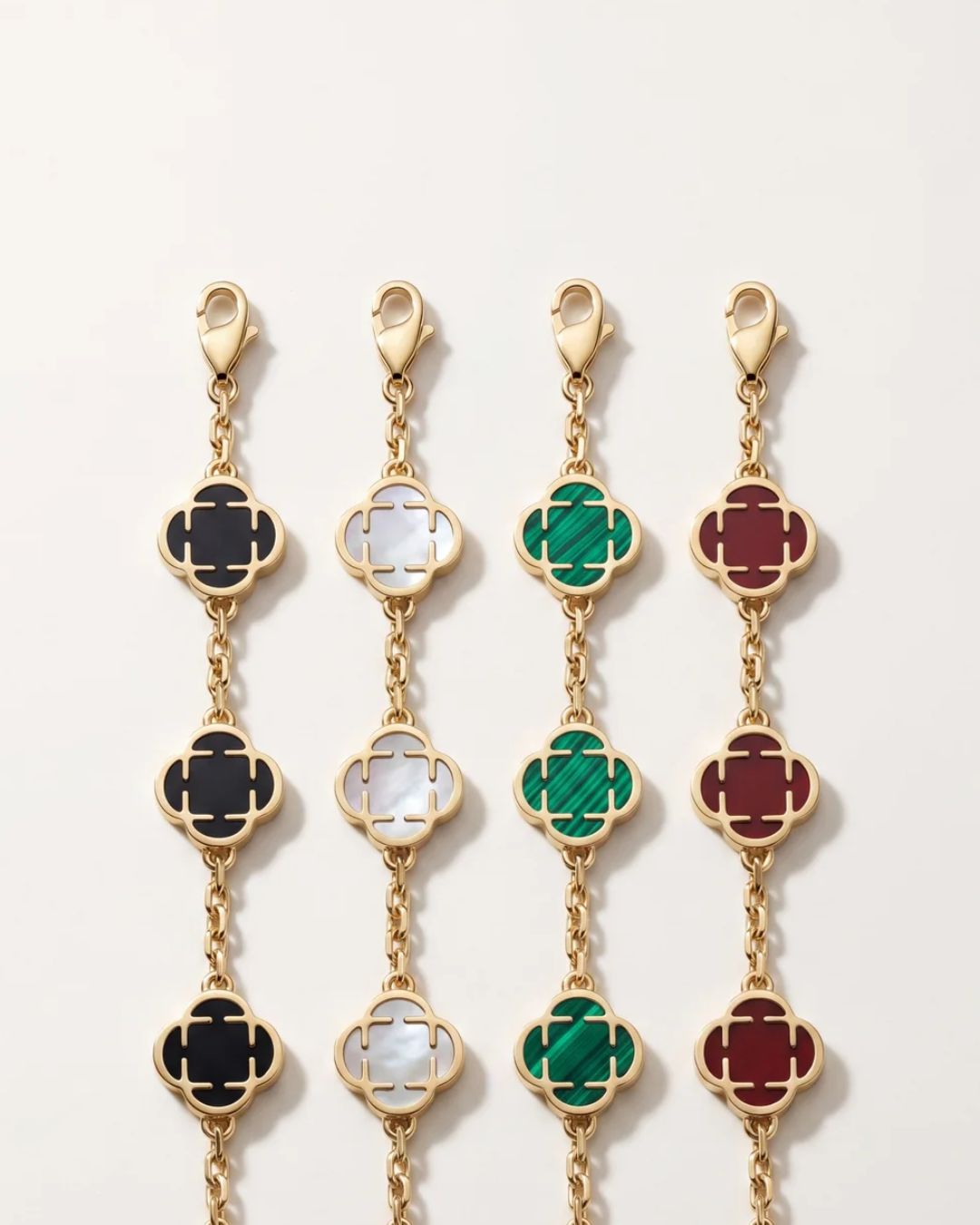 Charm Bracelet Nacre I Gold