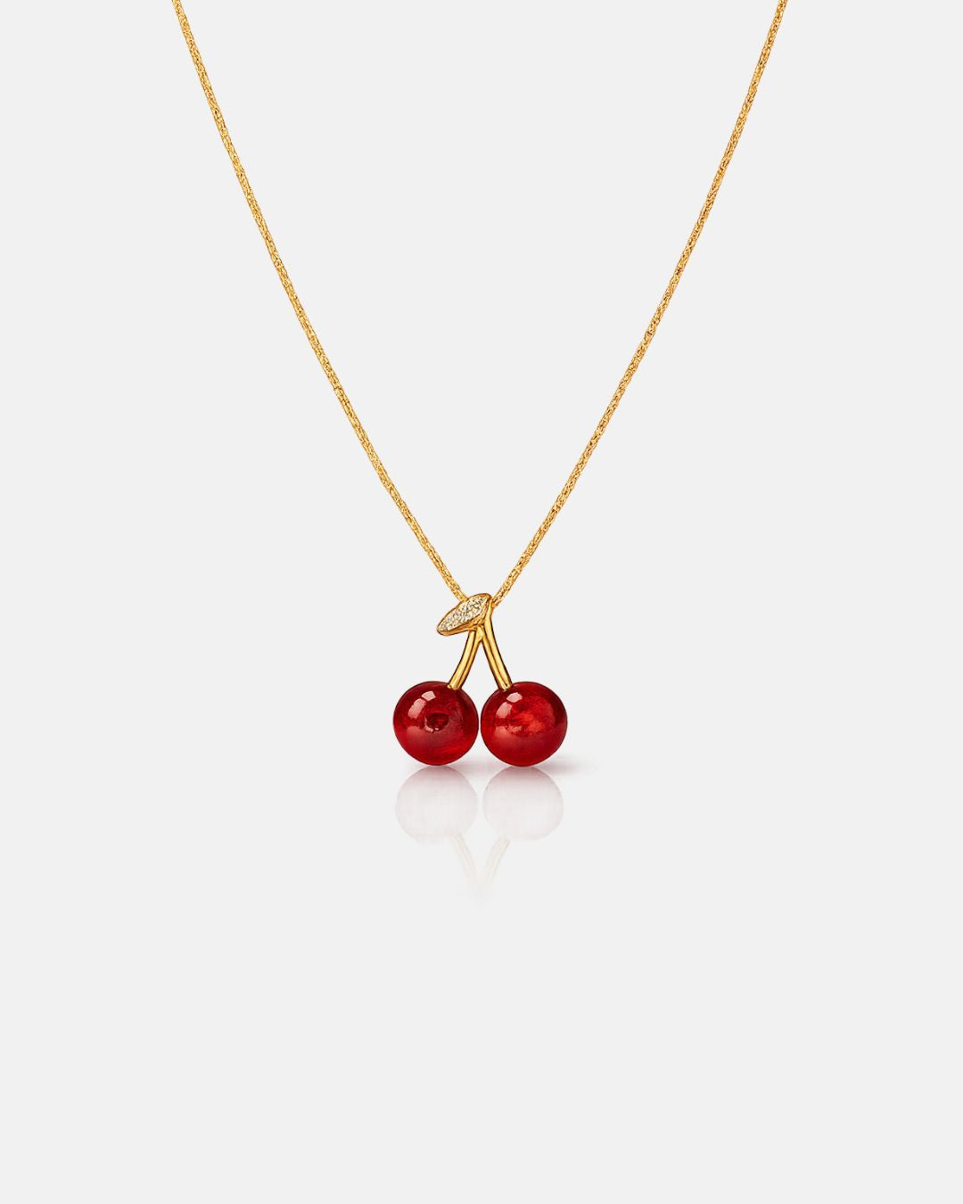 Cherry Pendant Necklace