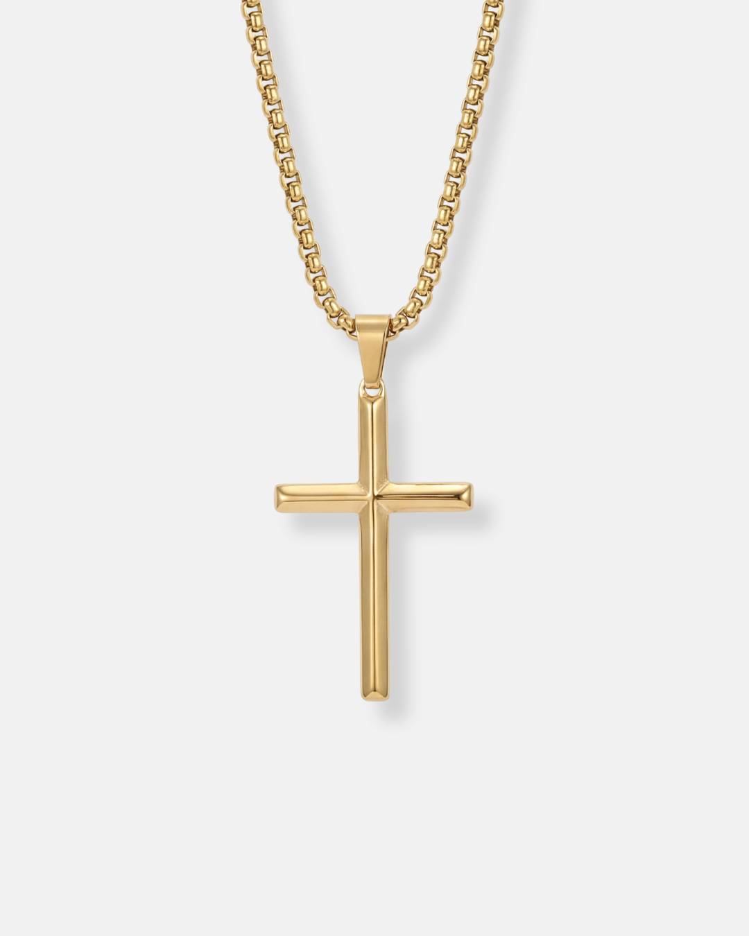 Christian Cross Necklace | Gold