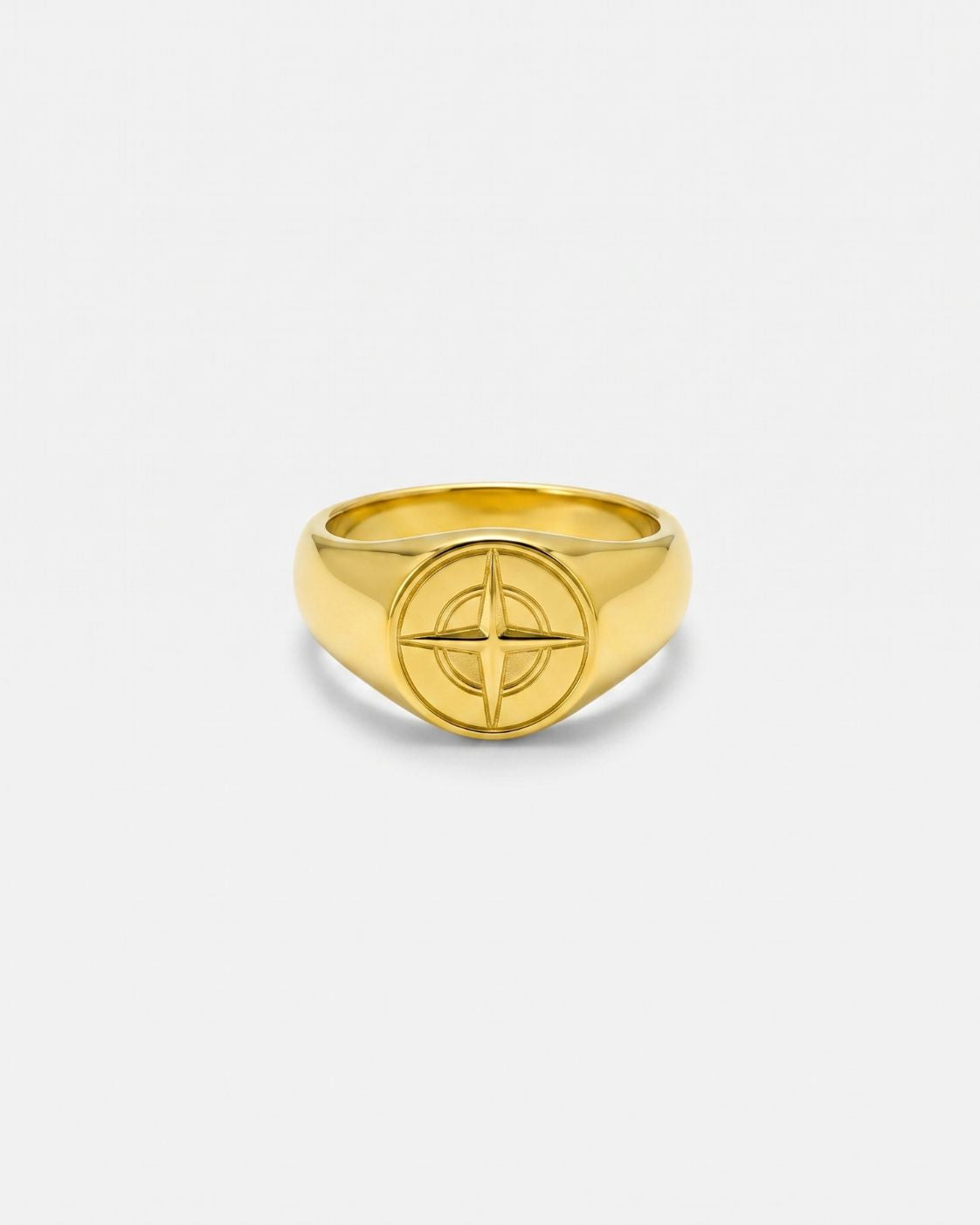 Compass Ring | PVD Gold
