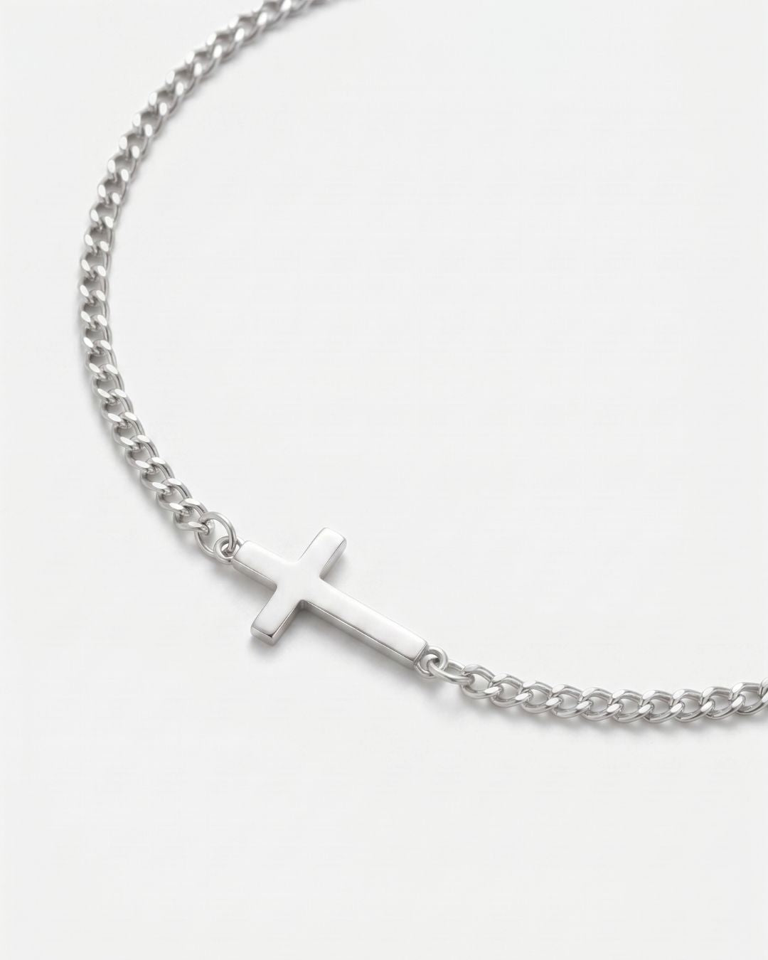Cross Bracelet | Silver