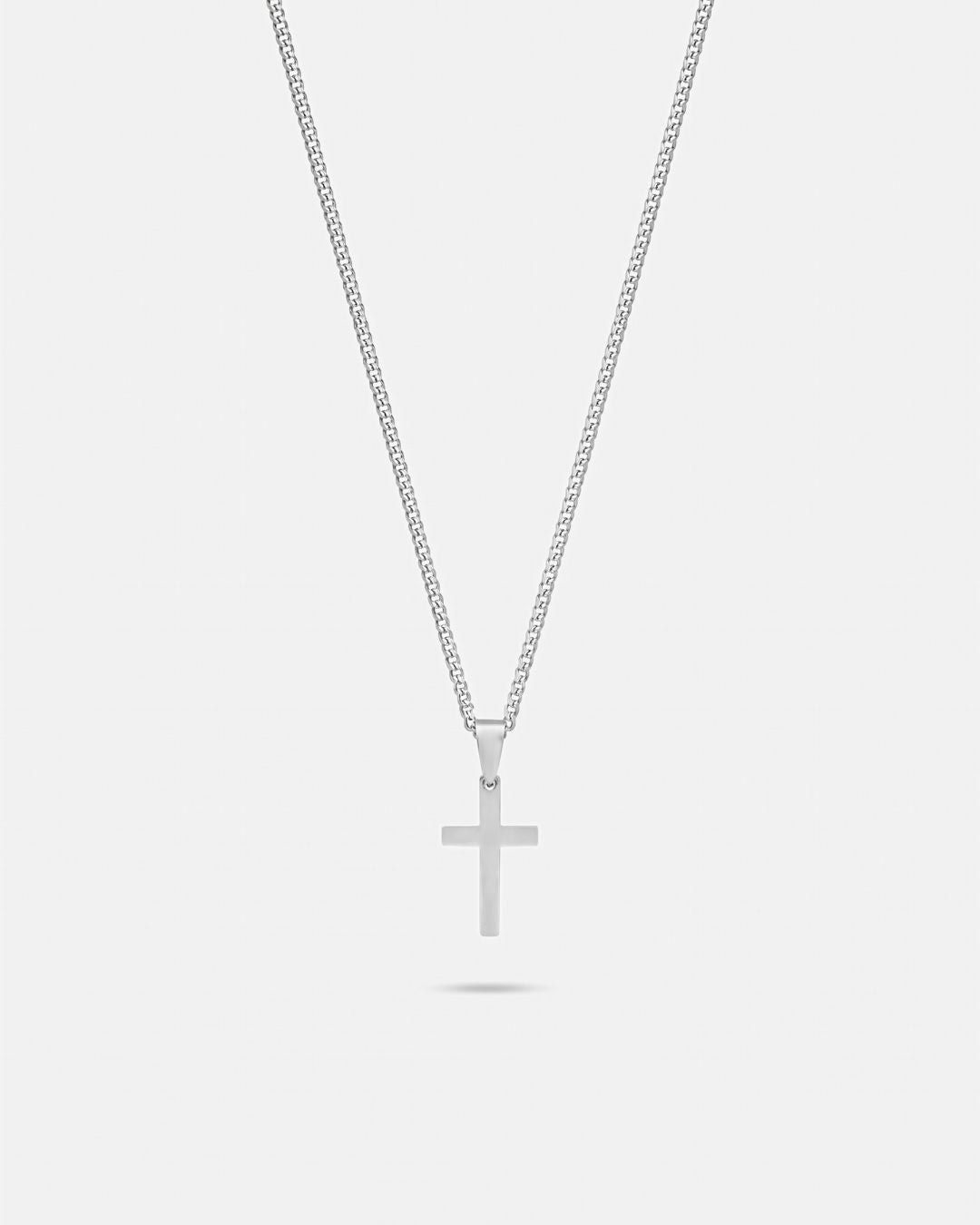 Cross Necklace | Silver