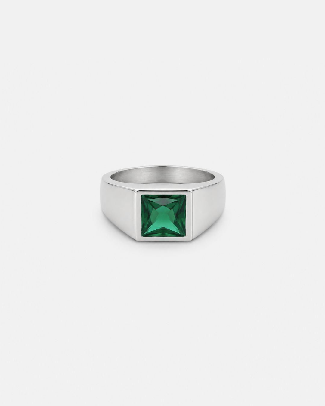 Emerald Ring | Titanium Steel