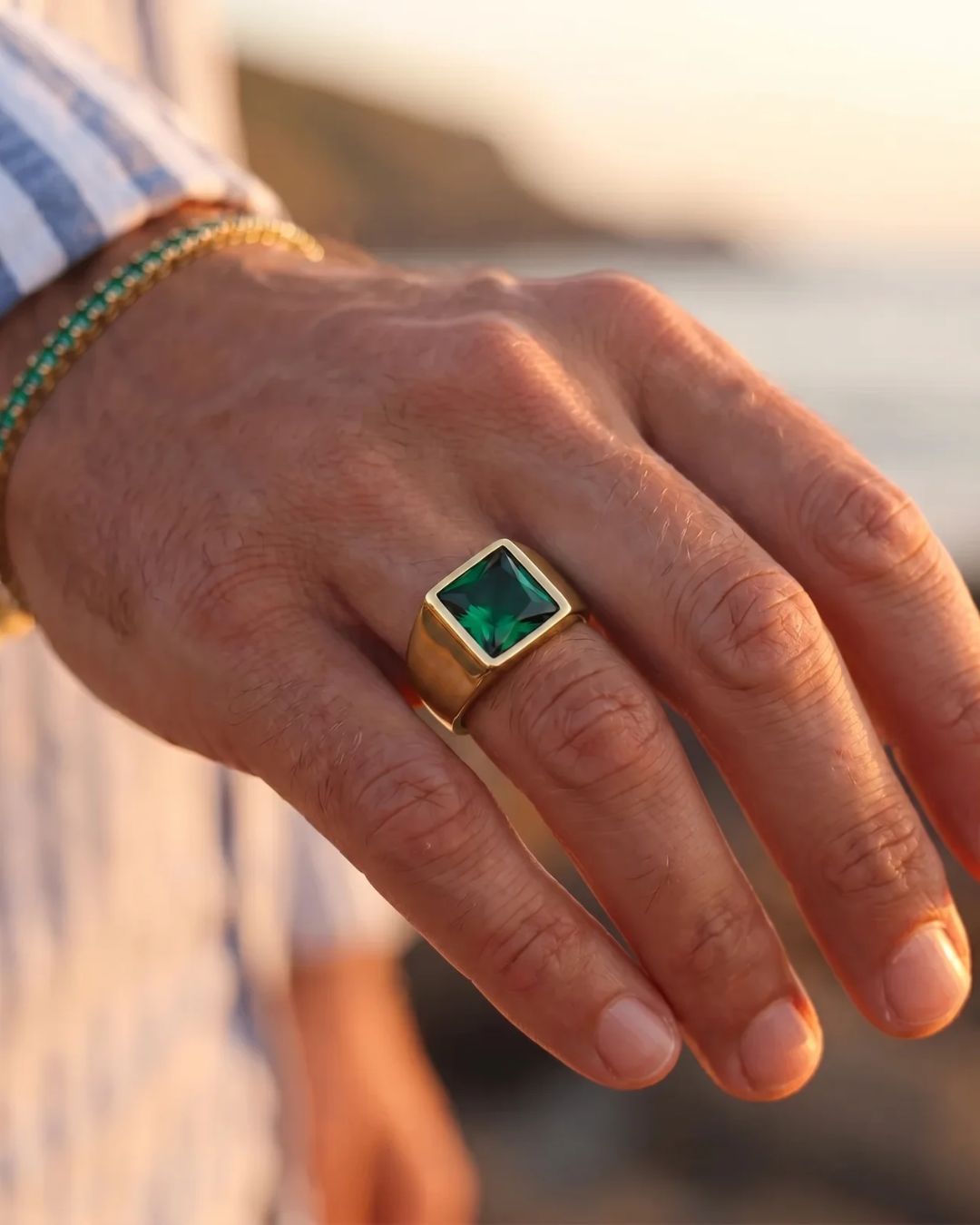 Emerald Ring | Gold