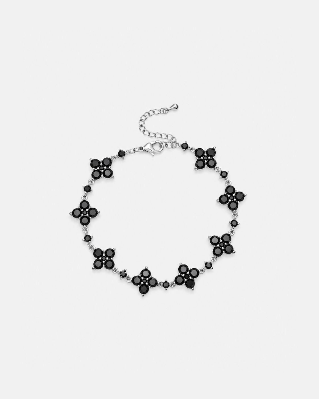 Fortuna Bracelet | Black Stone Silver