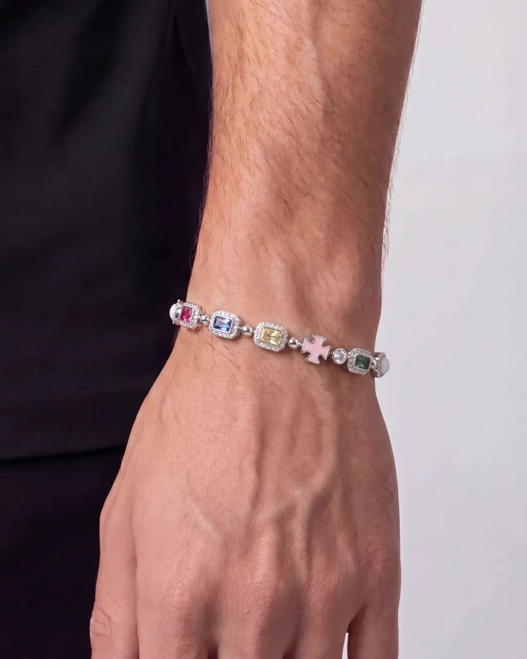 Gemstone Bracelet I Silver
