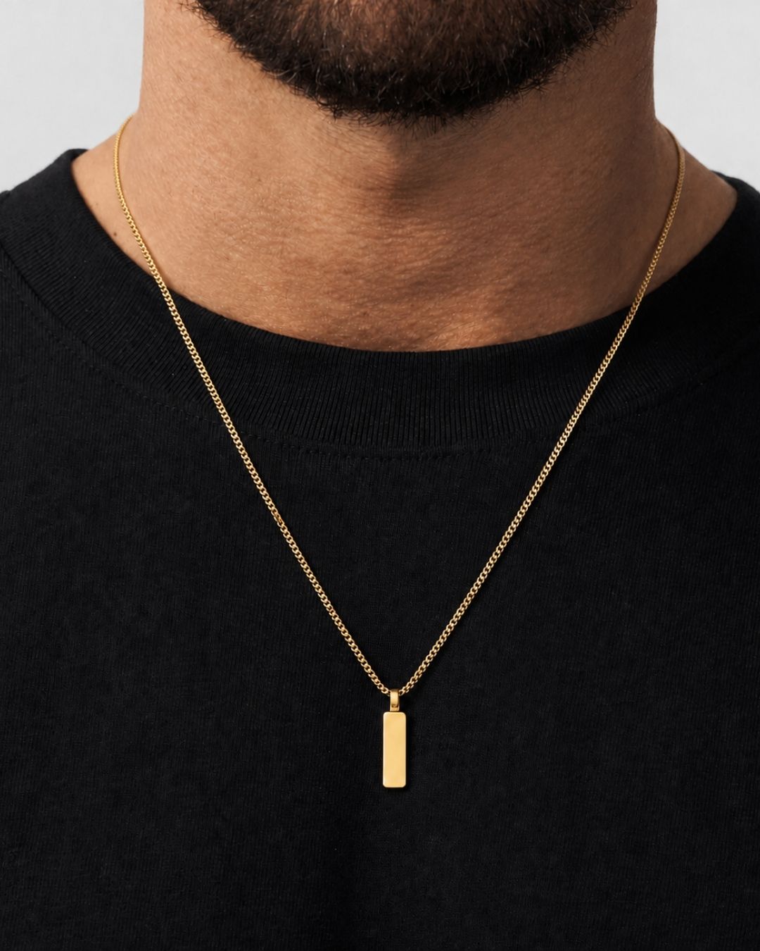 Héritage Bar Necklace | 14K Gold
