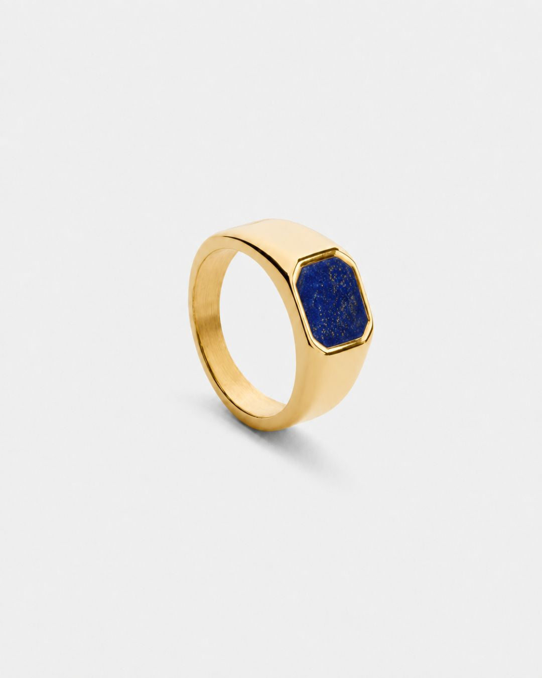 Lapis Lazuli Signet Ring | Gold