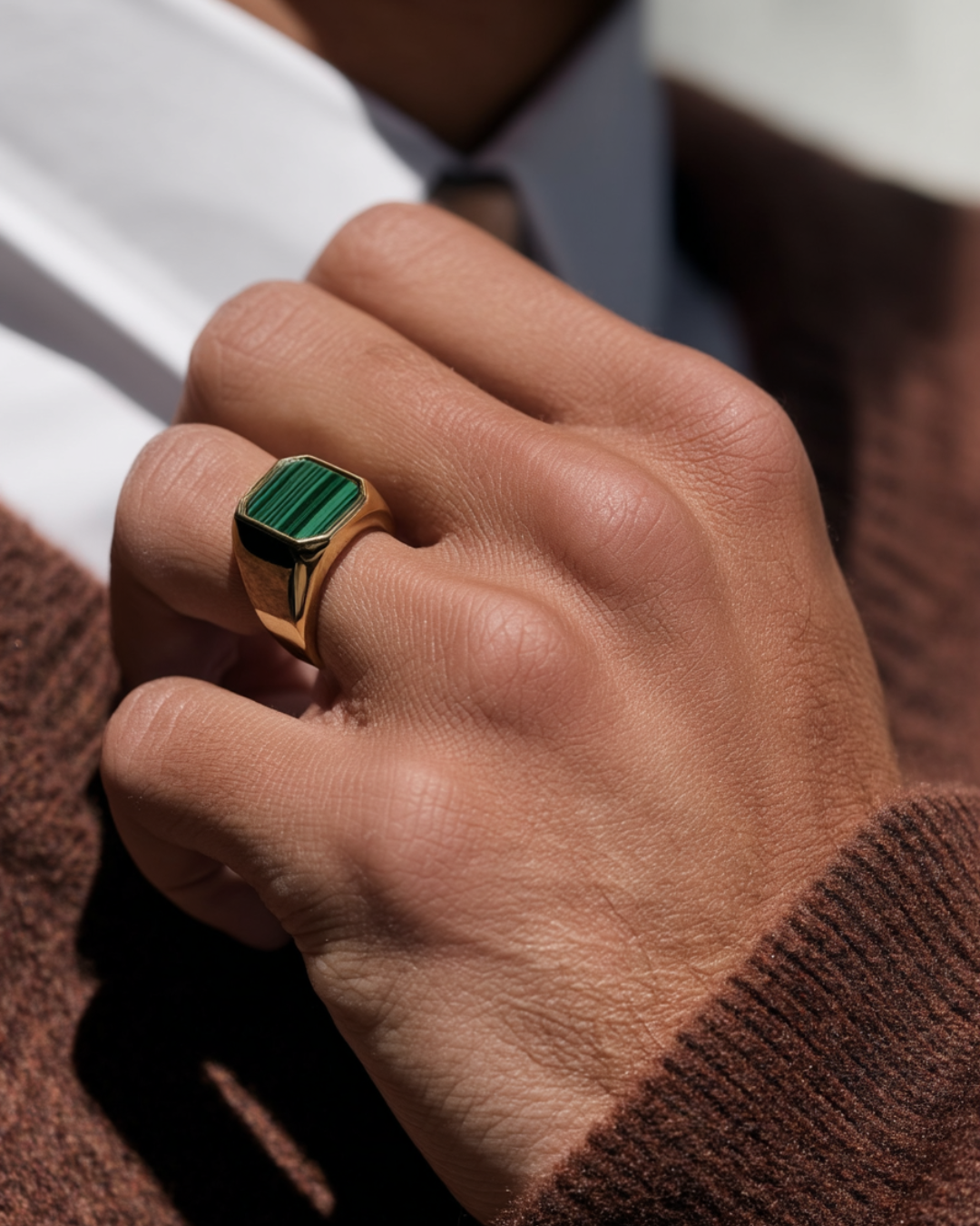 Malachio Ring | Gold-plated