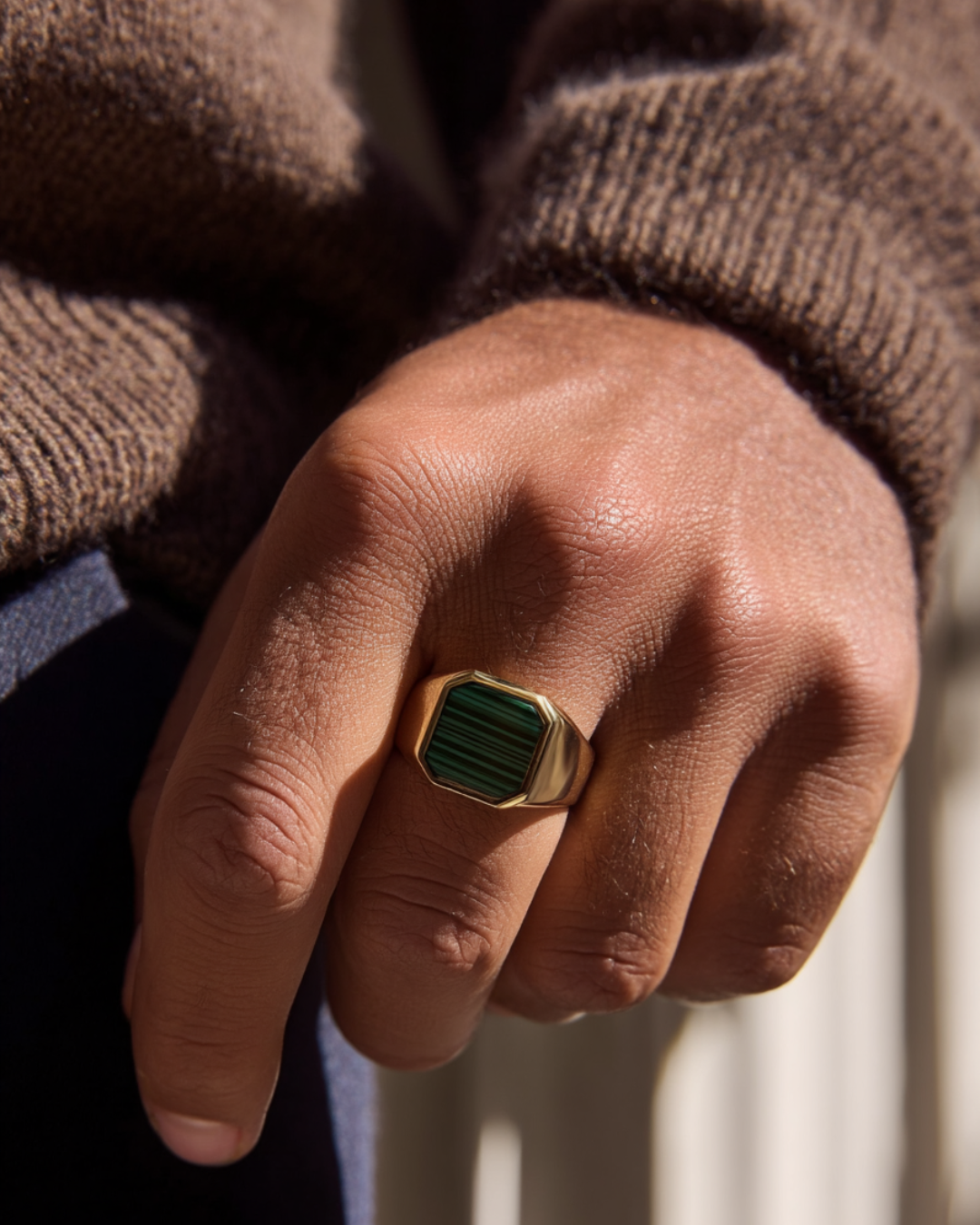 Malachio Ring | Gold-plated