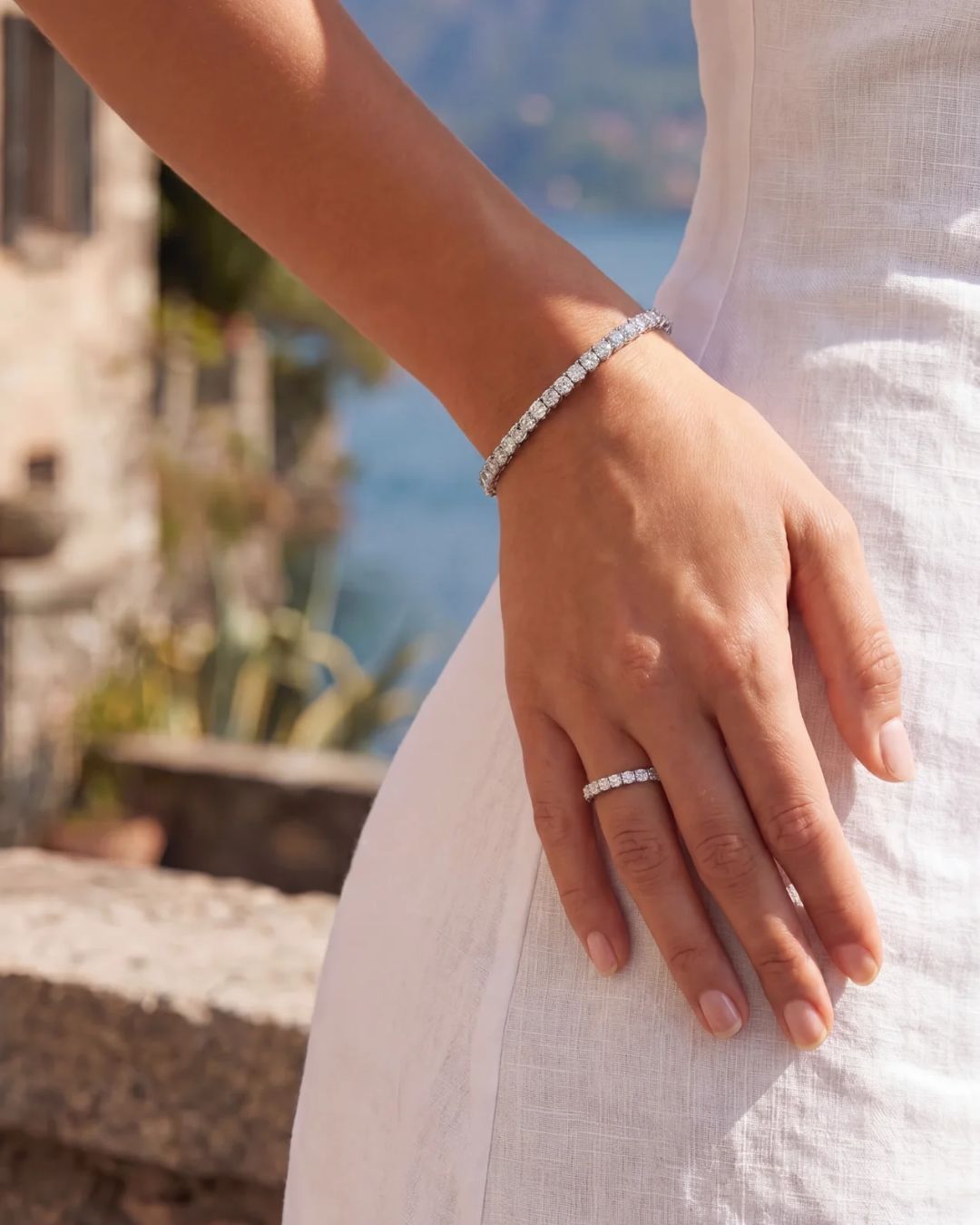 Mar Rosa Bracelet | Clear Silver