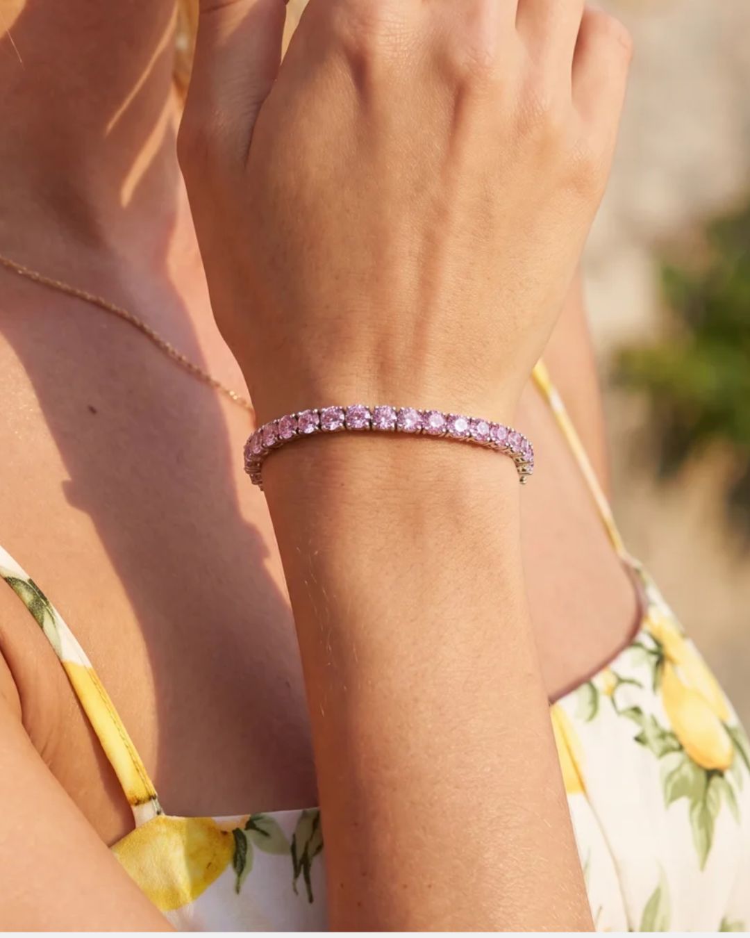 Mar Rosa Bracelet | Light Pink Silver