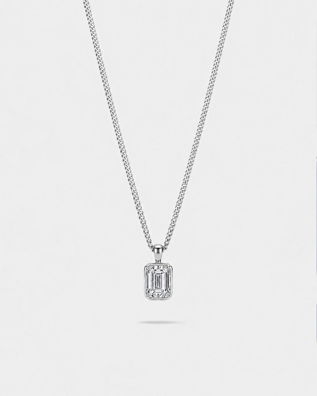 Moissanite Pendant Necklace | 1 Carat