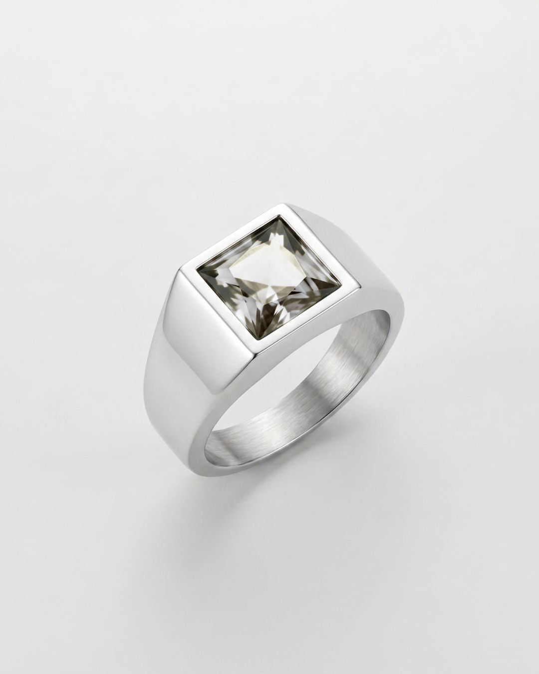 Moissanite Ring | Titanium Steel