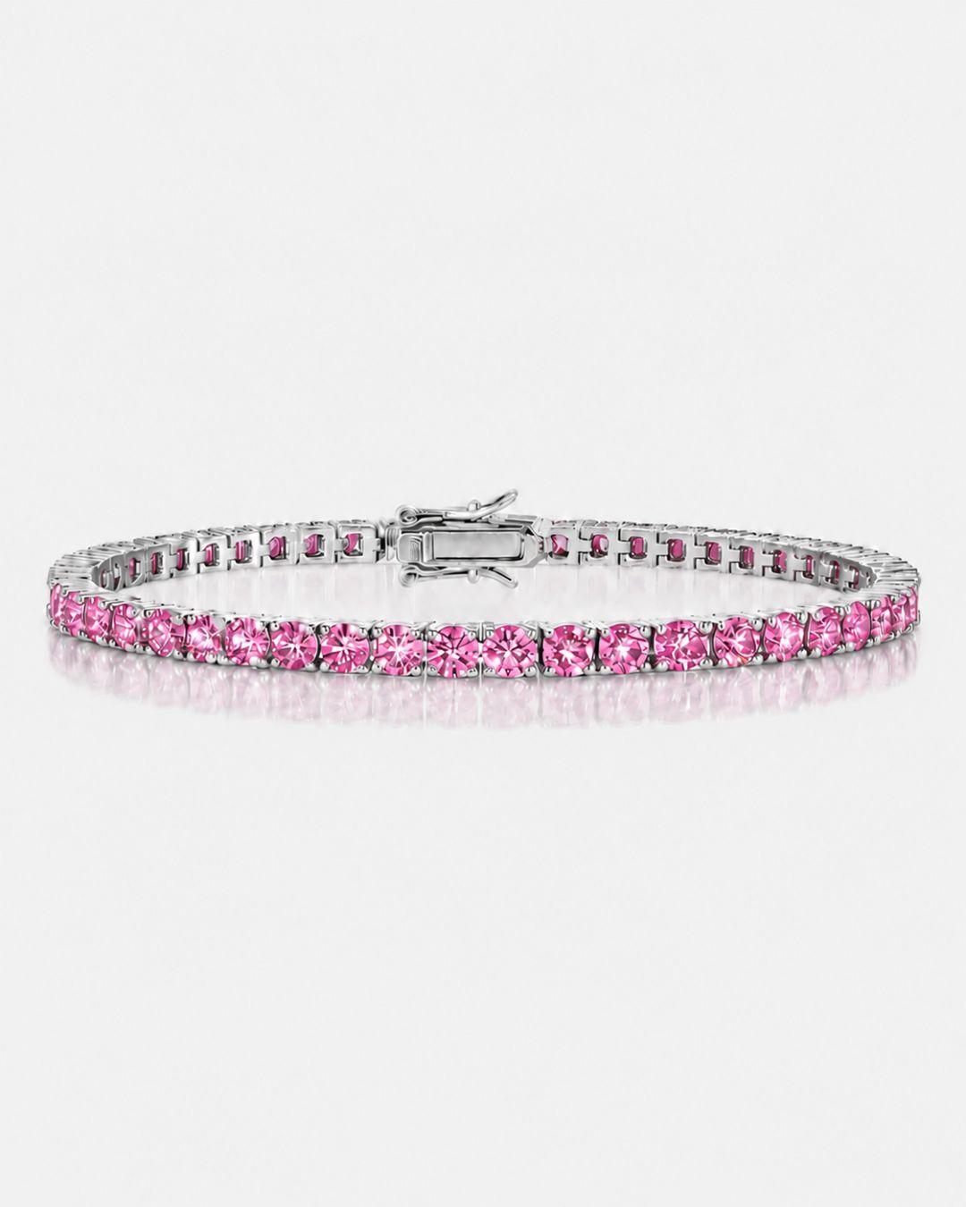 Rosé Éclat Bracelet | Pink Moissanite