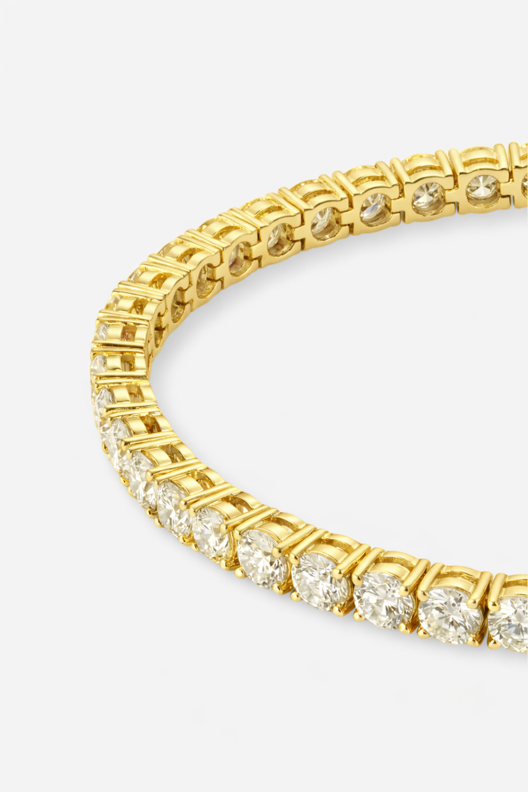Tennis Bracelet | Titanium Steel 18K Gold