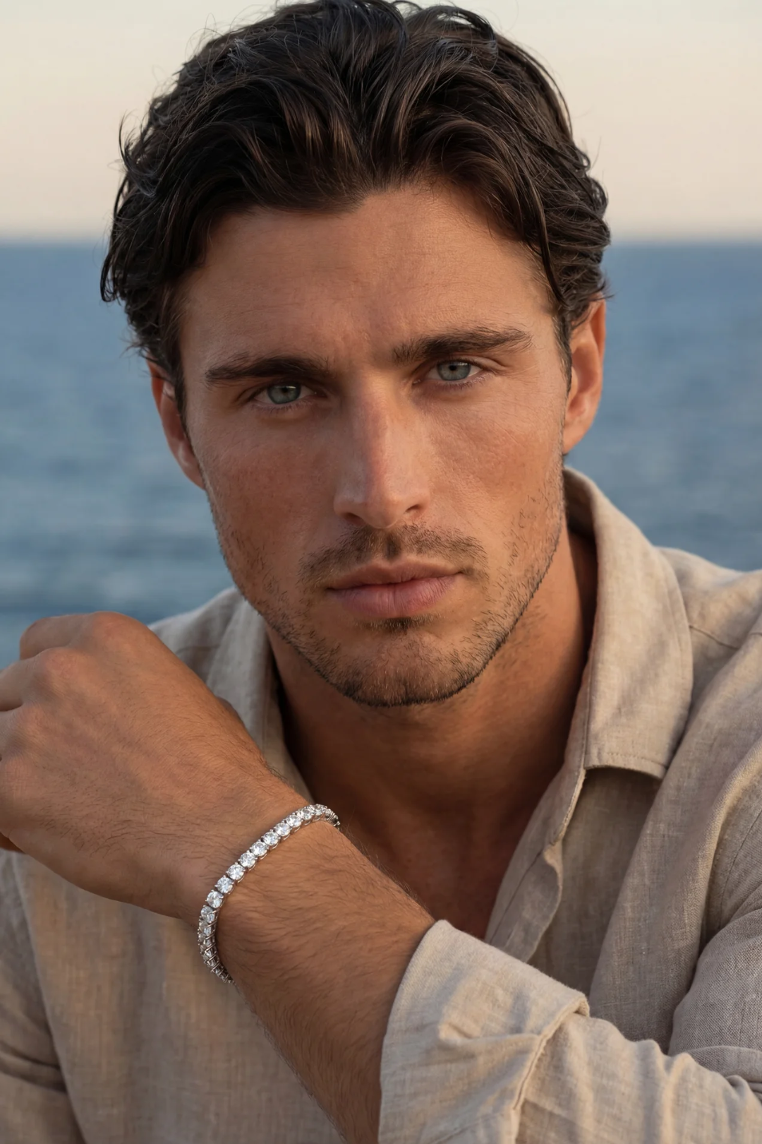 Tennis Bracelet | Titanium Steel