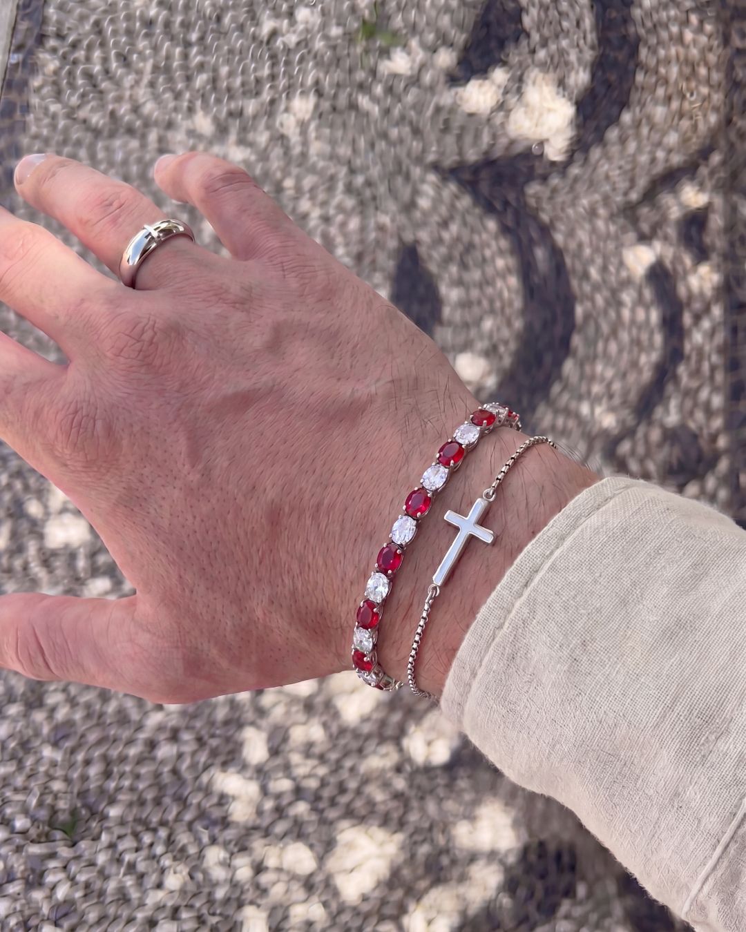 Zafiro Bracelet | Ruby Red
