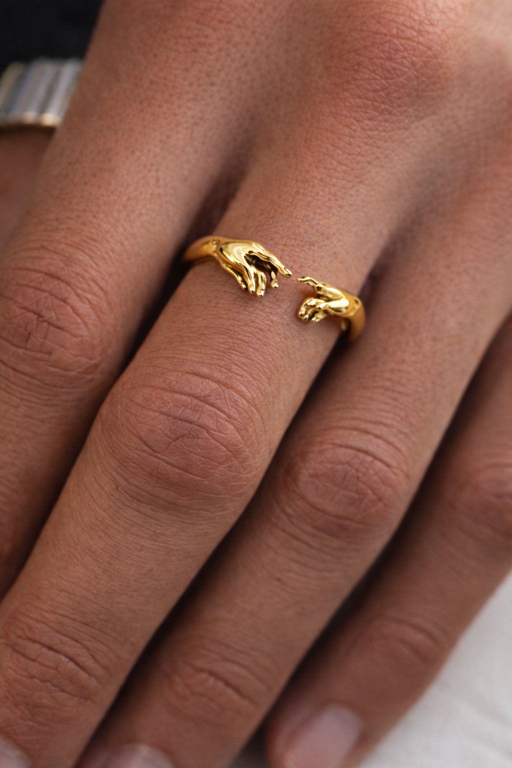 Creation Of Adam Ring I Gold