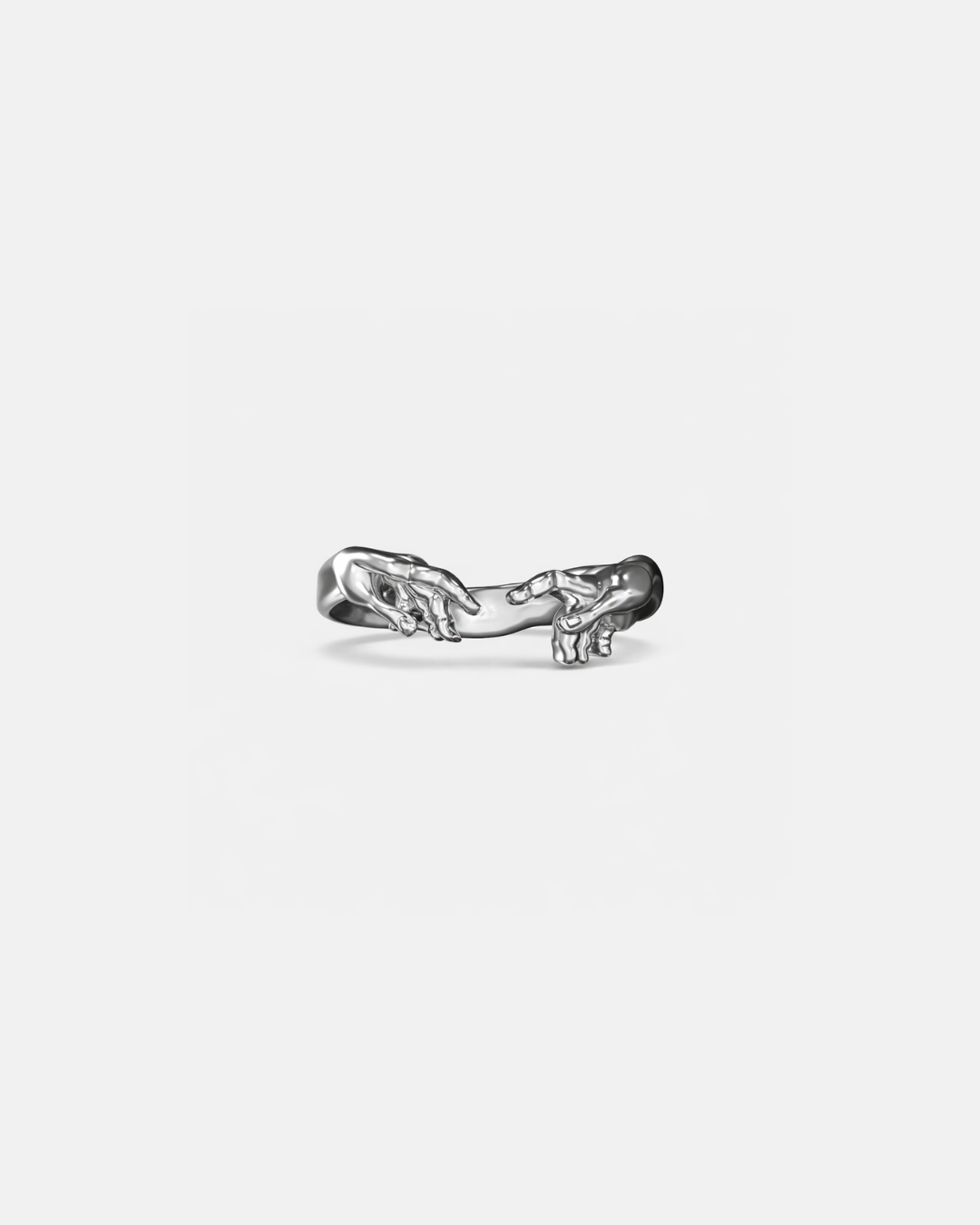 Creation Of Adam Ring | Silver