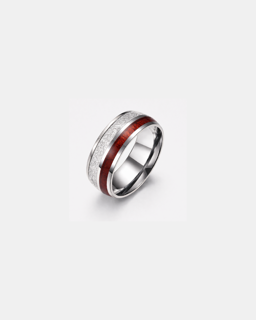 Duo Marée Acacia Ring | Natural Wood Inlay