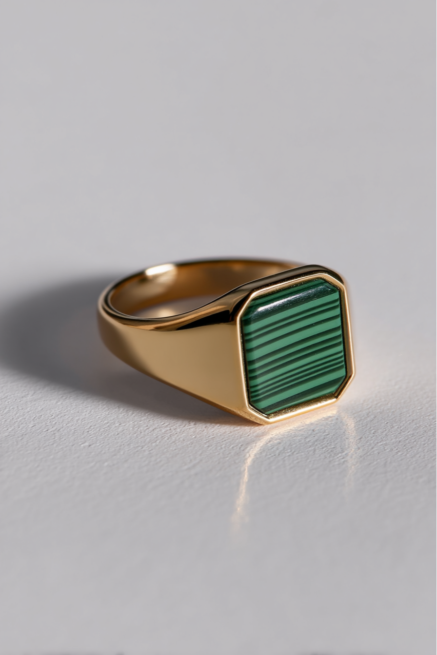 Malachio Ring | Gold-plated