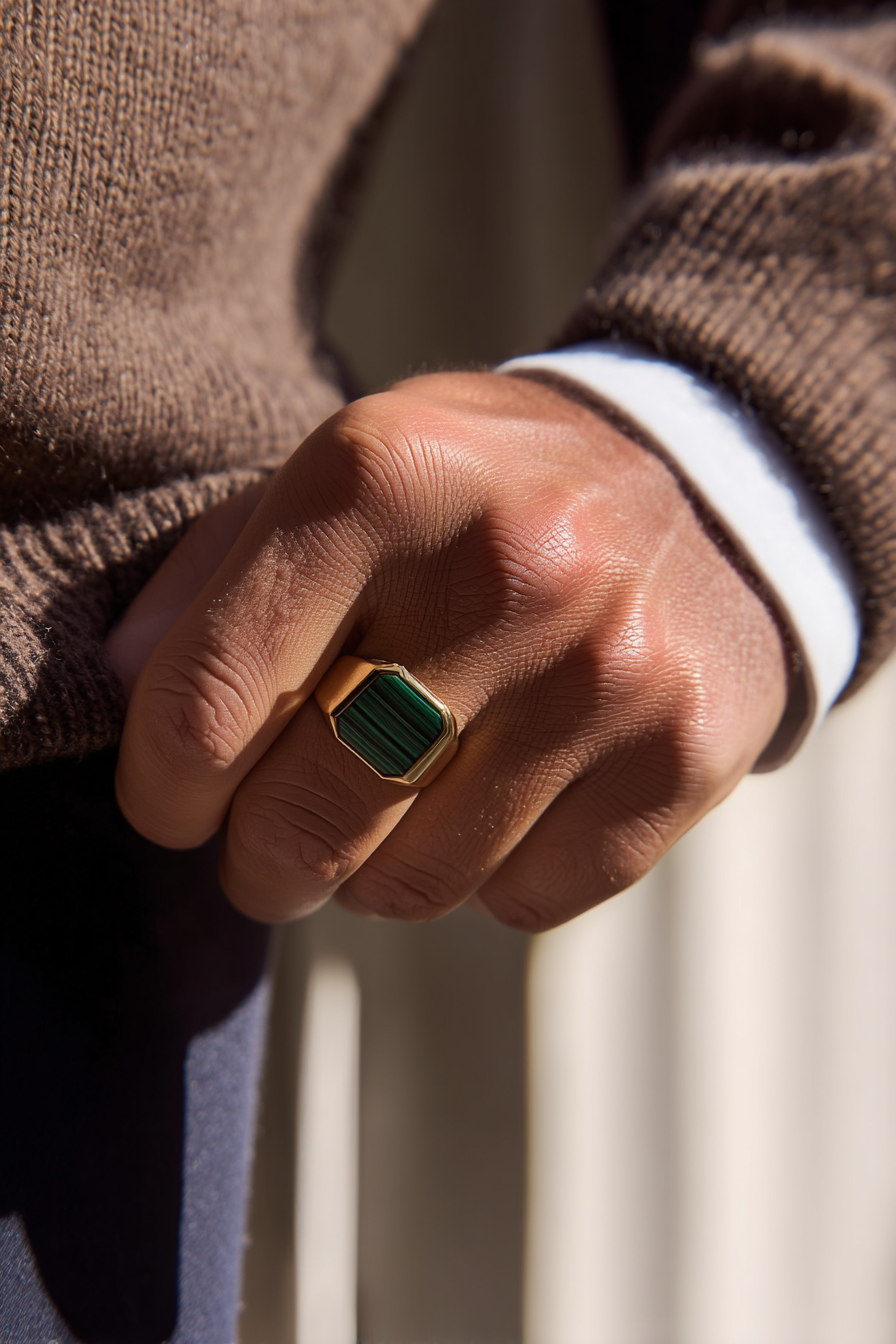 Malachio Ring | Gold-plated