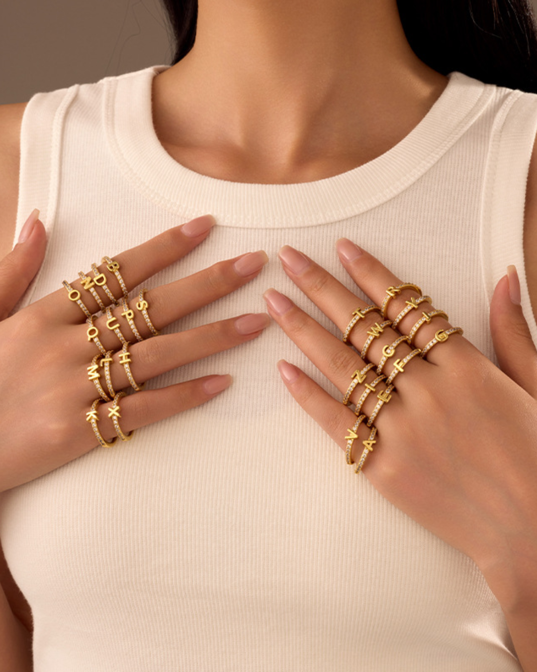 Initial Ring | Gold