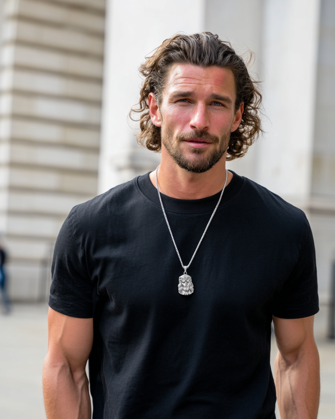 Jesus Piece Necklace | Stainless steel