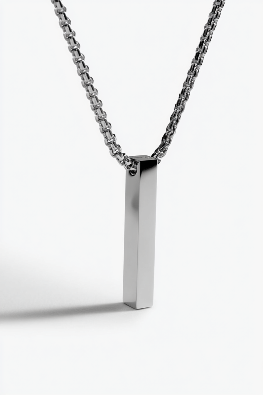 Linea Pendant Necklace | Silver