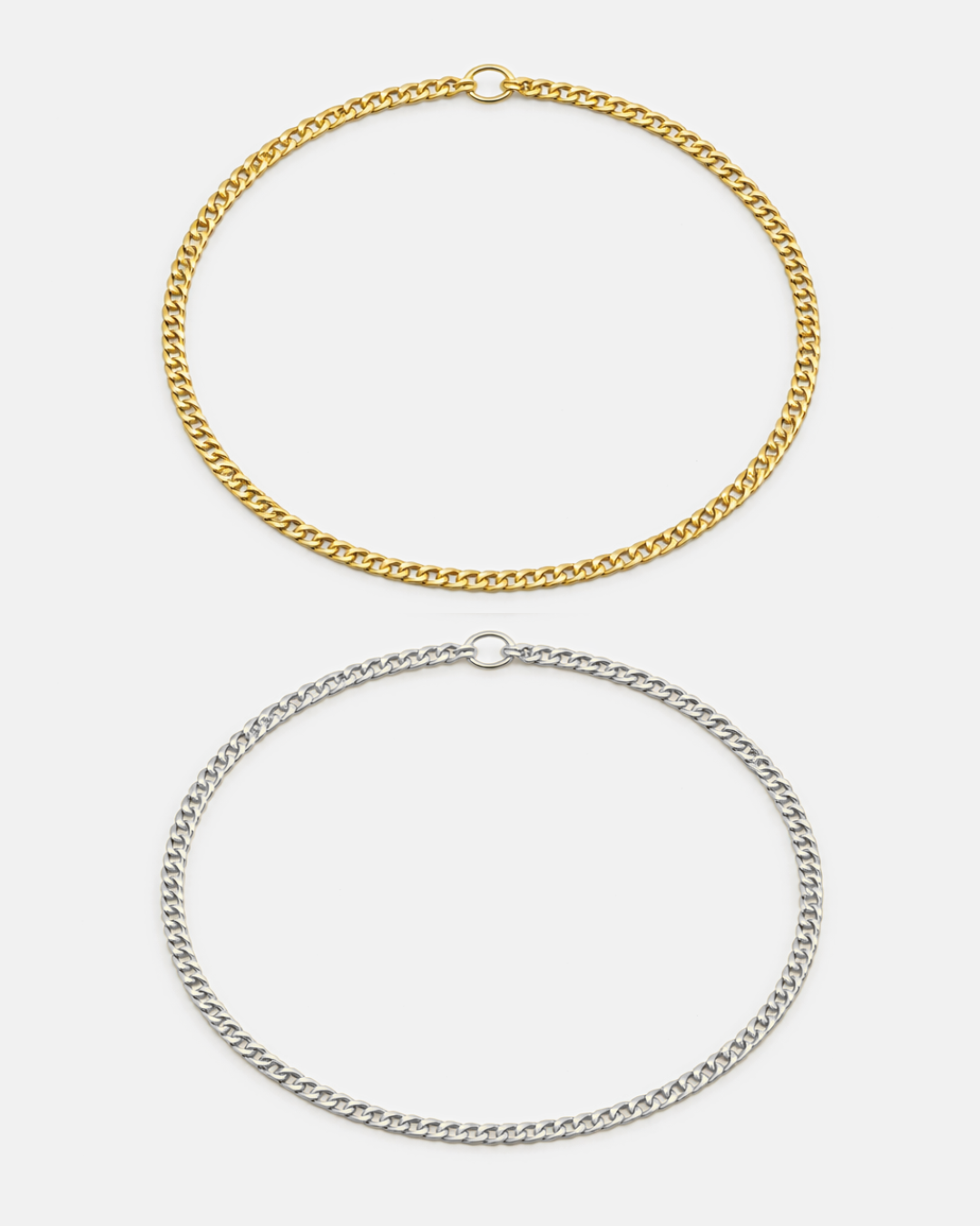Permanent Bracelet Set Silver & Gold | Couple Set