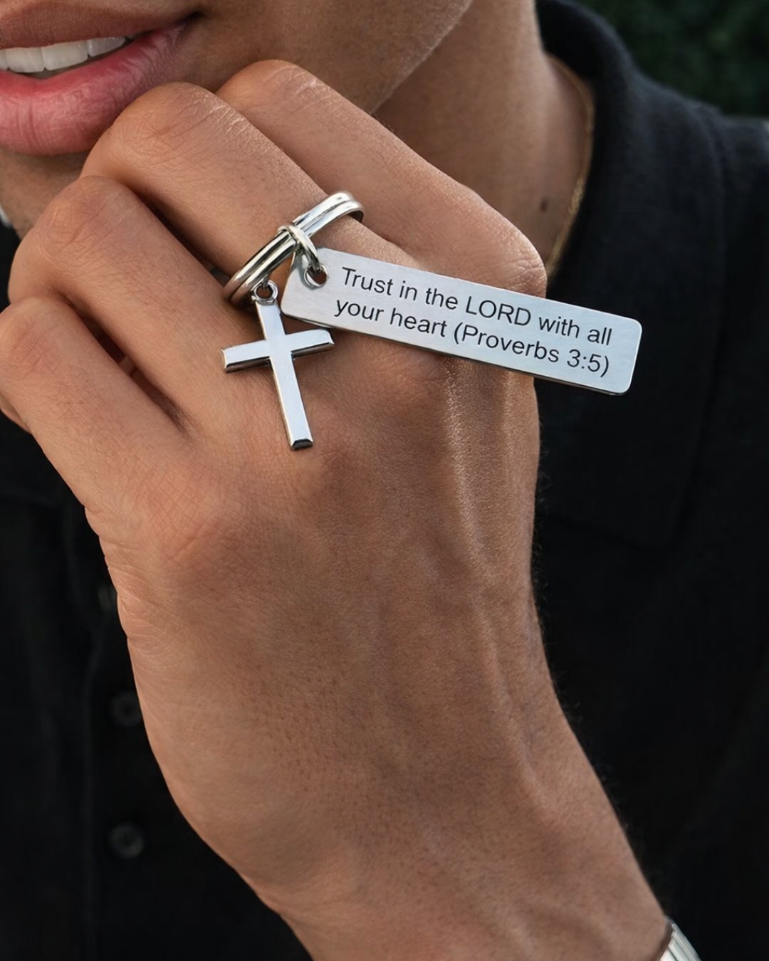 Keychain (Proverbs 3:5)