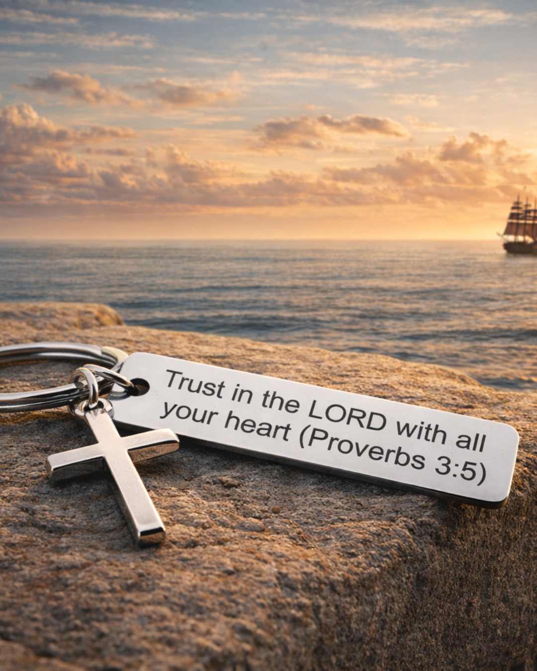 Keychain (Proverbs 3:5)