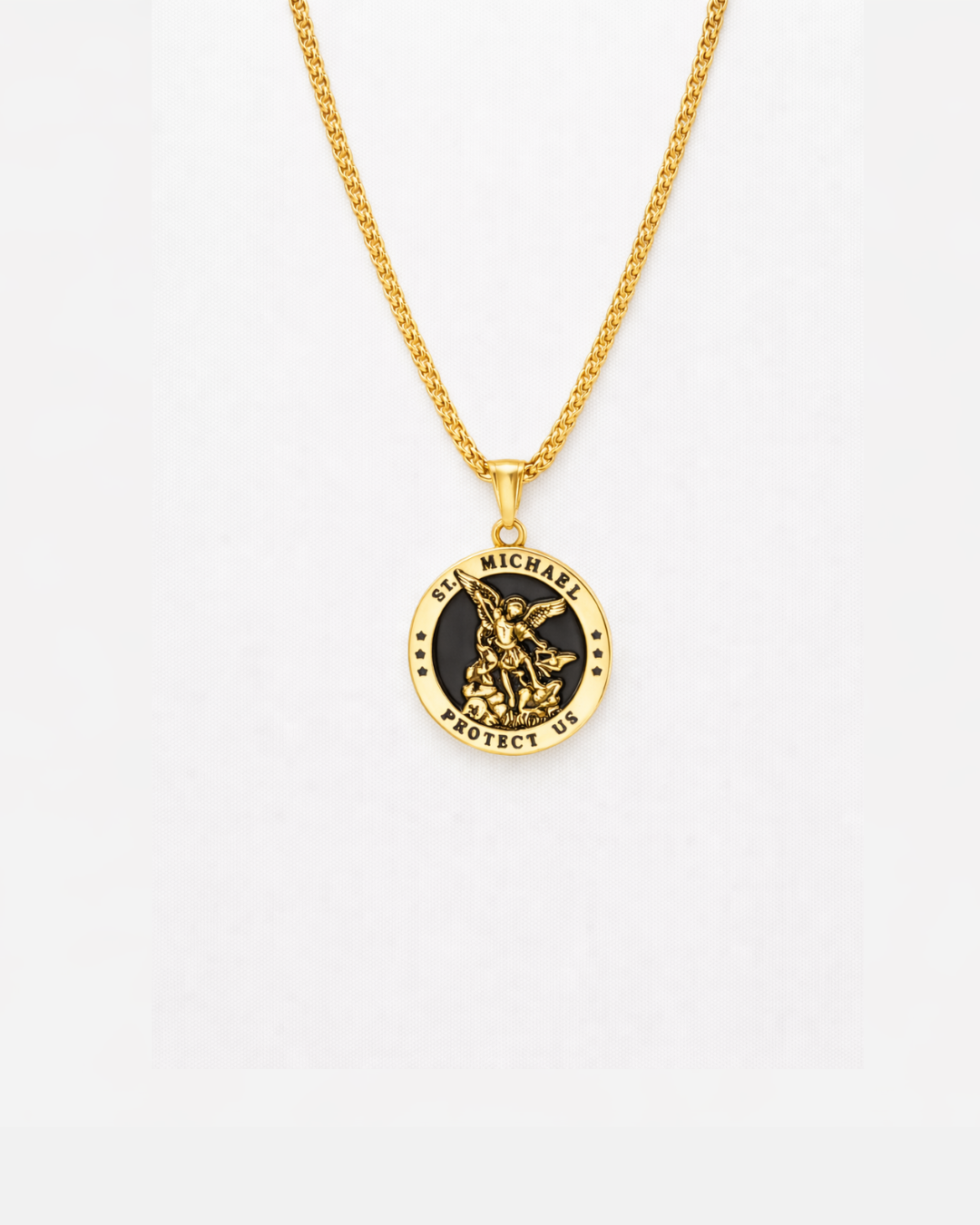 Saint Michael Protection Necklace | Gold