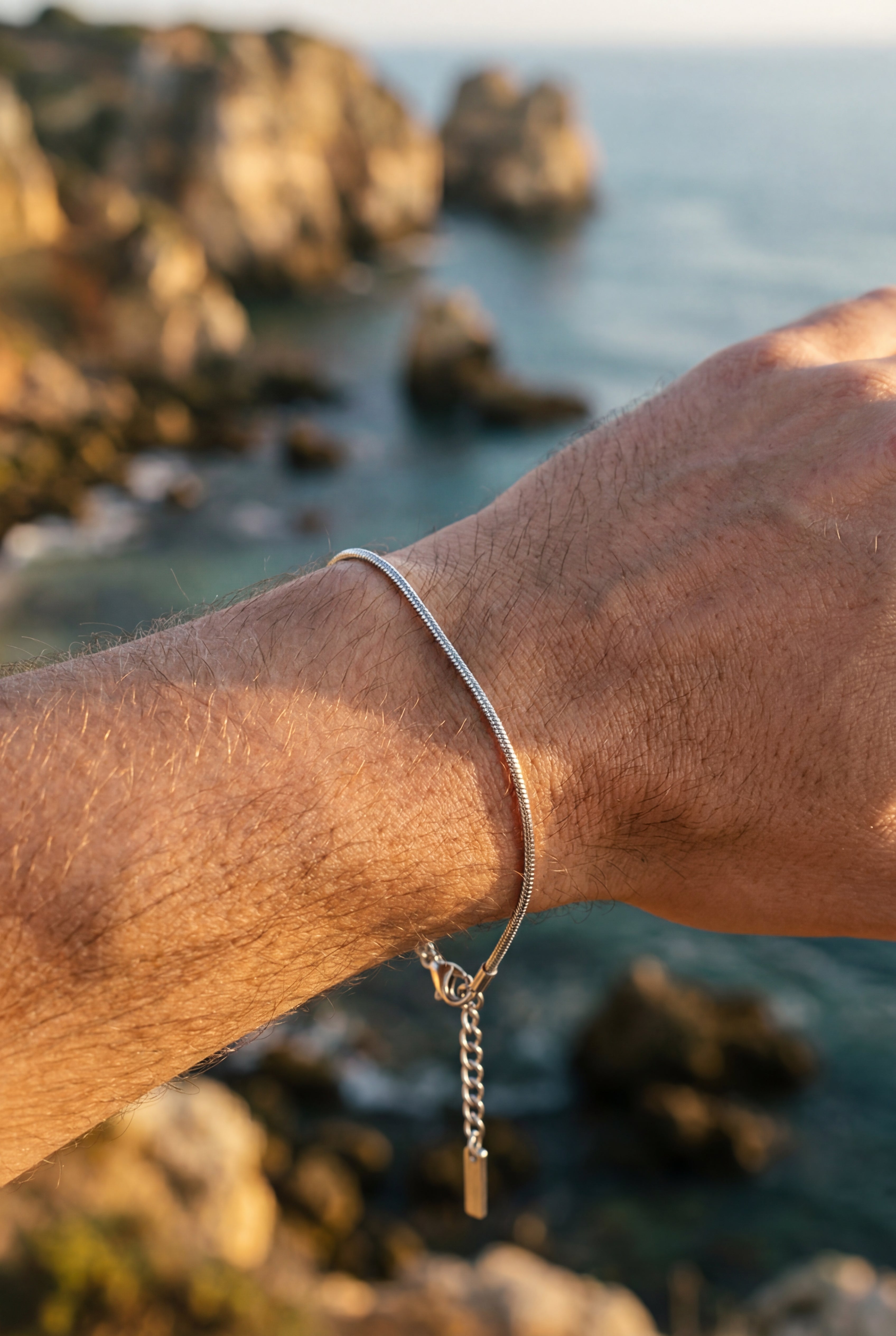 Serpenté Fine Bracelet | Silver