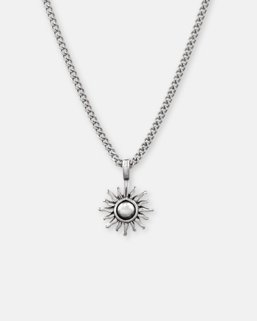 Sun Pendant Necklace | Stainless Steel