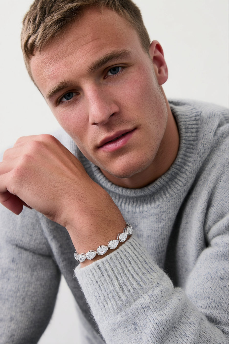 Teardrop Bracelet | Quartz