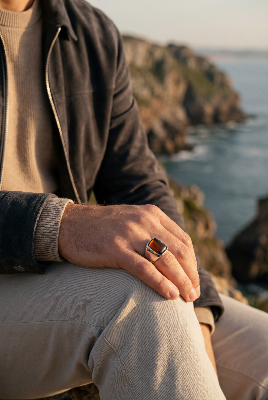 Terra Signet Ring | Tiger’s Eye