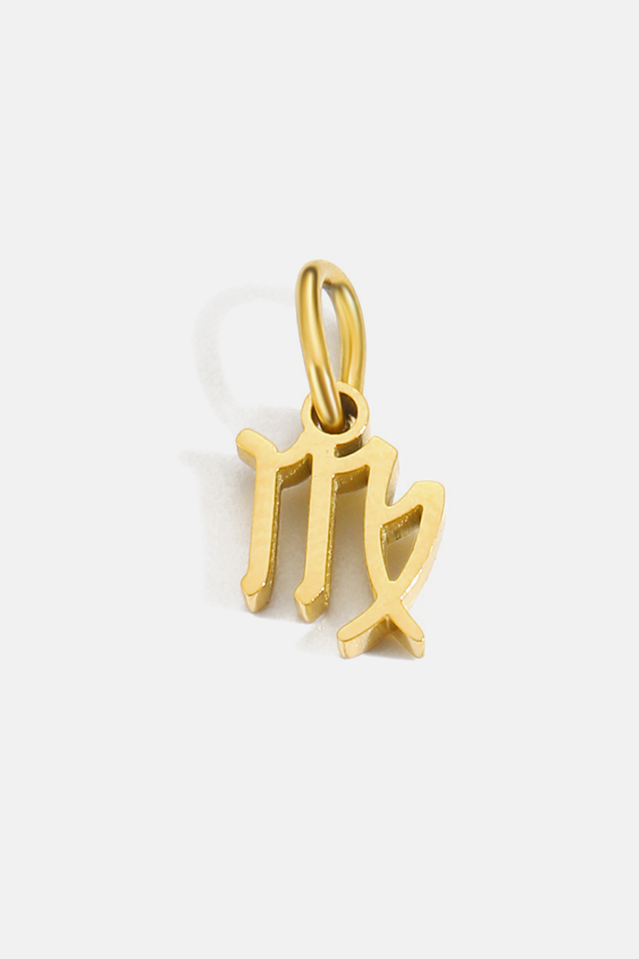 Zodiac Sign Pendant 18K Gold