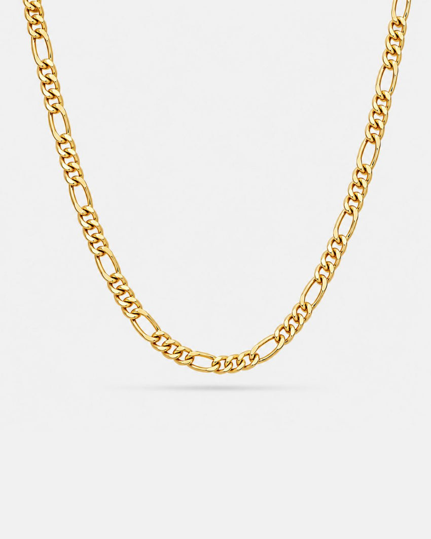 Figaro Chain 6mm | 18K Gold