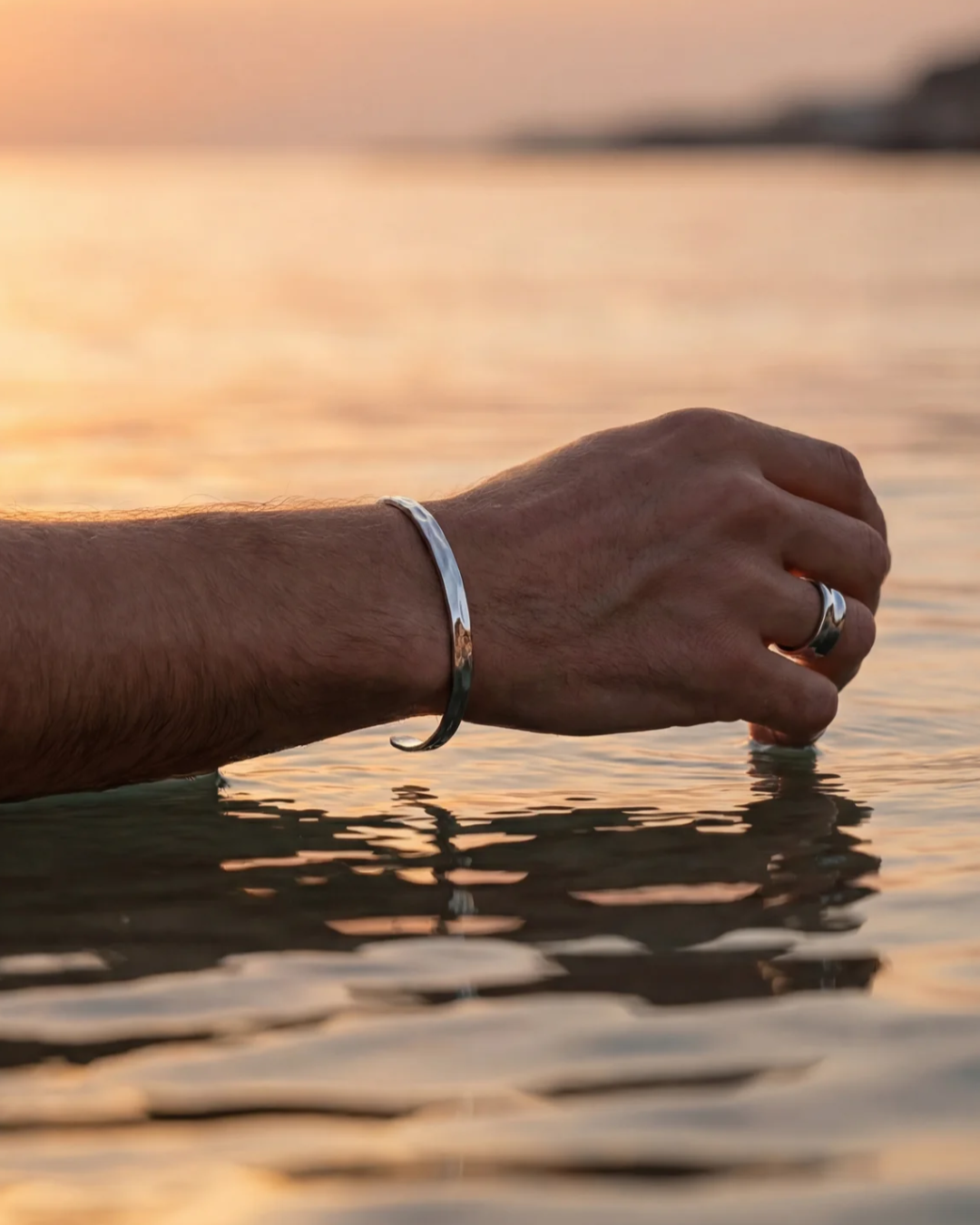 Ocean Ring | Platinum Plated