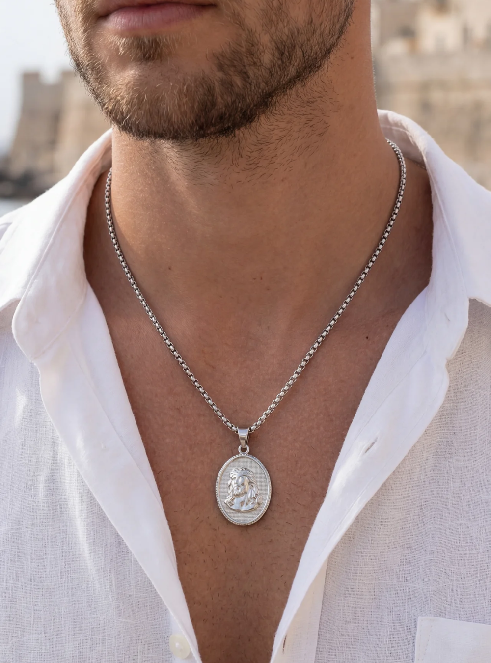 The King Pendant Chain I Silver