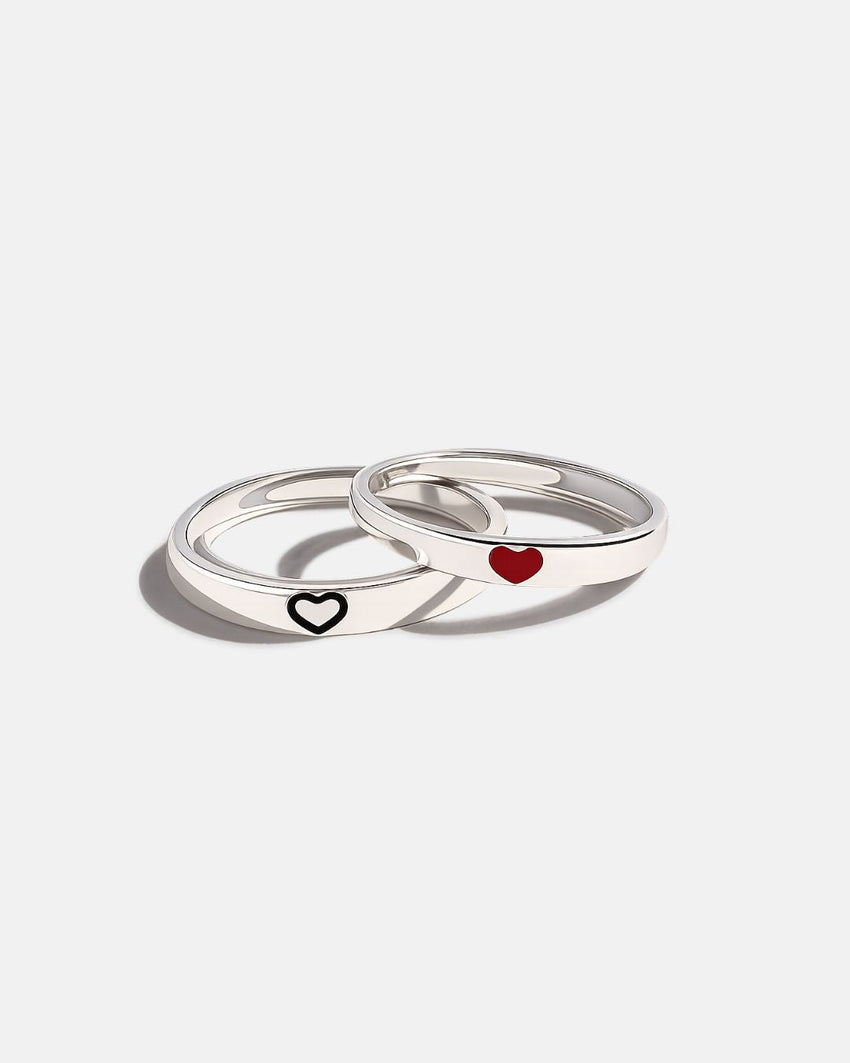 Amare Rings Set | Silver